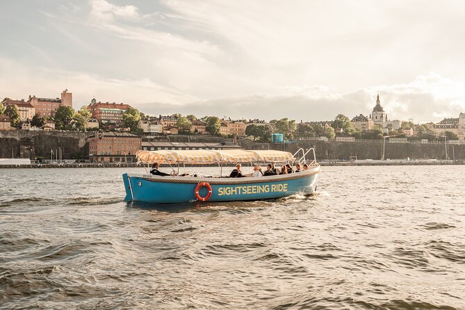 Open Electric Boat Ride in Stockholm - Infant Seating Arrangements