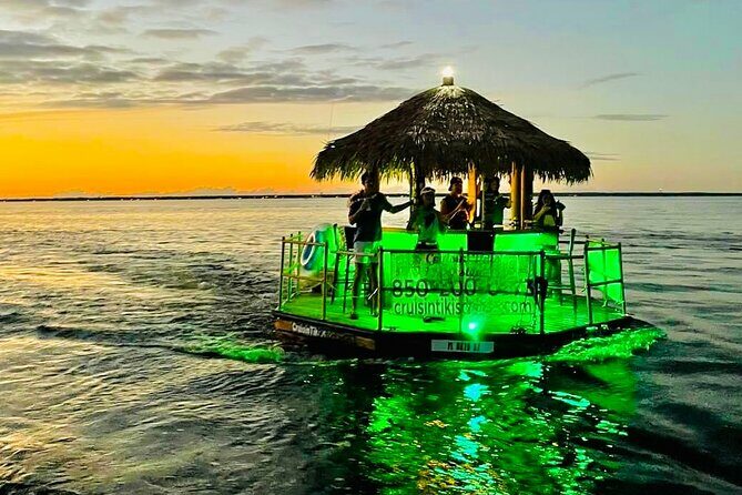 Original CRUISIN' TIKIS Lit on the Lagoon- A Glow Tiki Bar Cruise - What Is the Lit on the Lagoon Tiki Bar Cruise?