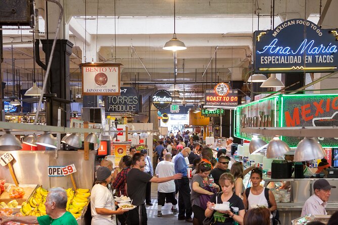 Original Downtown Los Angeles Walking Food Tour With Six Taste - Ending Point and Duration