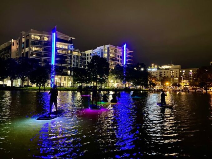 Orlando: LED Night Glow Clear Kayak or Paddleboard Tour - Explore the Illuminated Lake