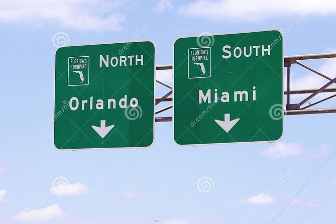 Orlando to Miami - Vehicle and Amenities