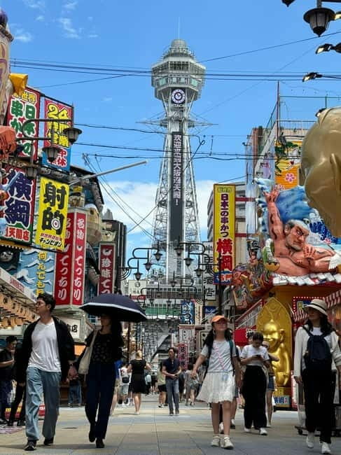 Osaka: 1-Day Guided Tour - Sky Bldg, Castle, Namba Shinsekai - Ending in Shinsekai