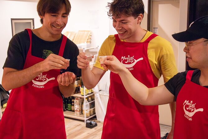 Osaka Cooking Class and Sake Tasting With Local Supermarket Visit - Inclusions and Exclusions