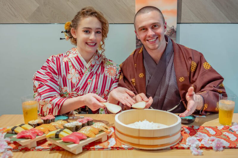 Osaka Dotonbori: Sushi Making Experience - Sushi Cosplay and Photo Session