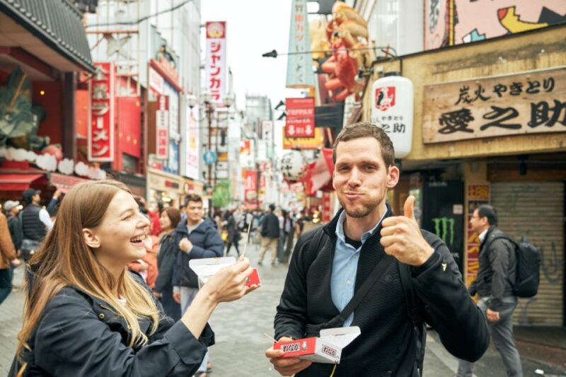 Osaka: Eat Like a Local Street Food Tour - Savoring Yakisoba Noodles