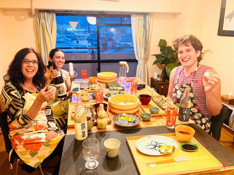 Osaka Foodie Experience: Japanese Snack and Sake Class - Cooking Traditional Japanese Snacks
