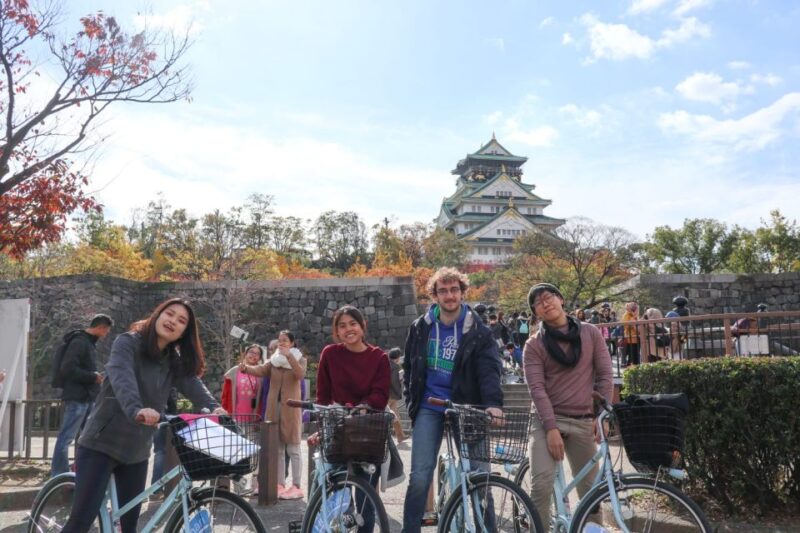 Osaka: Guided City Highlights Bike Tour With Lunch - Key Points