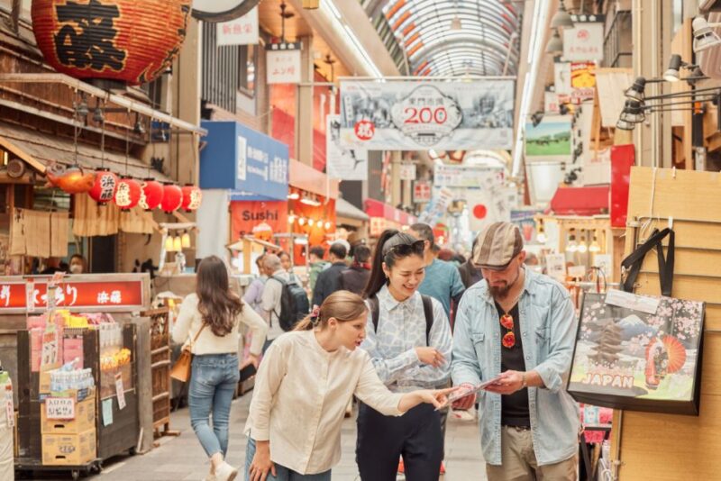 Osaka: Highlights & Hidden Gems Private Walking Tour - Wandering Hozenji Yokocho