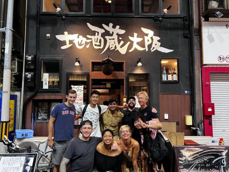 Osaka: Izakaya Bars Guided Walking Tour - Meeting Point and Directions