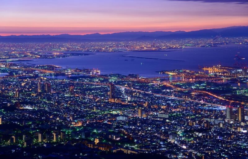 Osaka: Kobe Port, Mount Rokko Night View, Arima Onsen Day Tour - Key Points