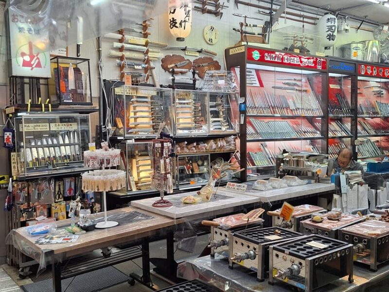 Osaka Kuromon Market Private Tour With a Culinary Guide - Explore Osakas Landmarks