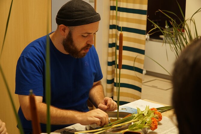 Osaka Learning Ikebana With a Sogetsu School Master - Preparing for the Ikebana Workshop