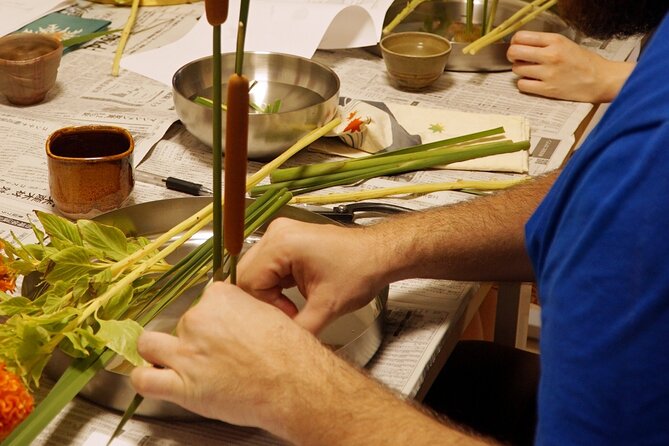 Osaka Learning Ikebana With a Sogetsu School Master - Creating Your Own Ikebana Masterpiece