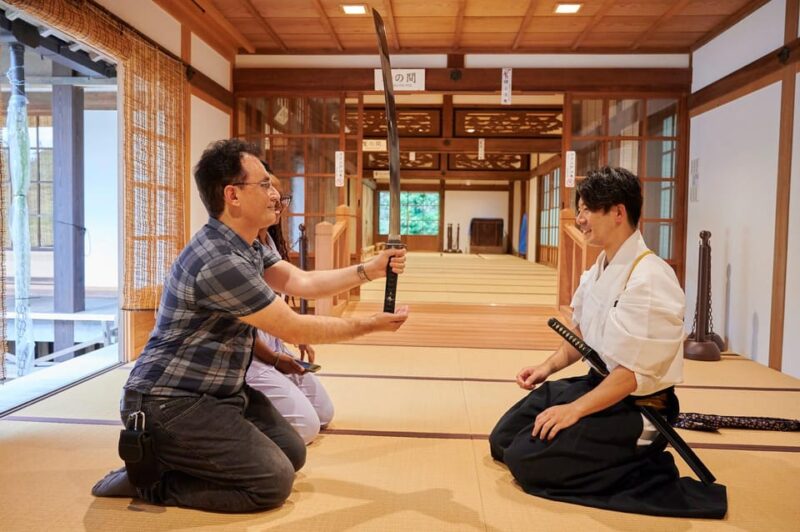 Osaka: Private Samurai Experience - Train With Sword Master - Meeting Point and Guided Tour