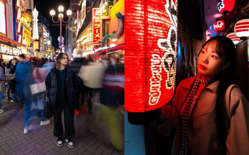 Osaka: Private Vibrant Nighttime Photoshoot (Dotonbori) - Starting Location and Itinerary