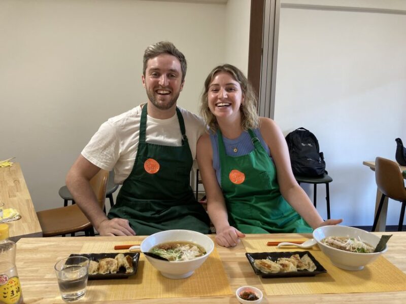 Osaka: Ramen and Gyoza Cooking Class in Dotonbori - Inclusions