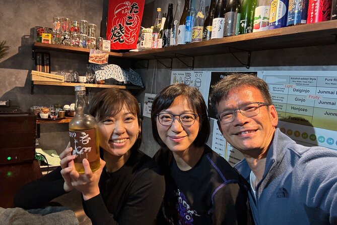 Osaka SAKE Tasting With Takoyaki DIY - Sake Tasting and Pairing