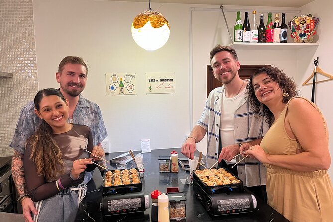 Osaka SAKE Tasting With Takoyaki DIY - Customizing Your Takoyaki