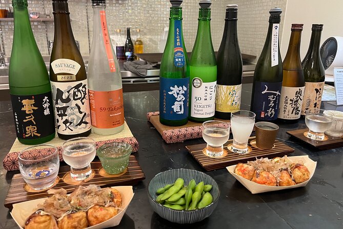 Osaka SAKE Tasting With Takoyaki DIY - Cultural Insights and Conversation