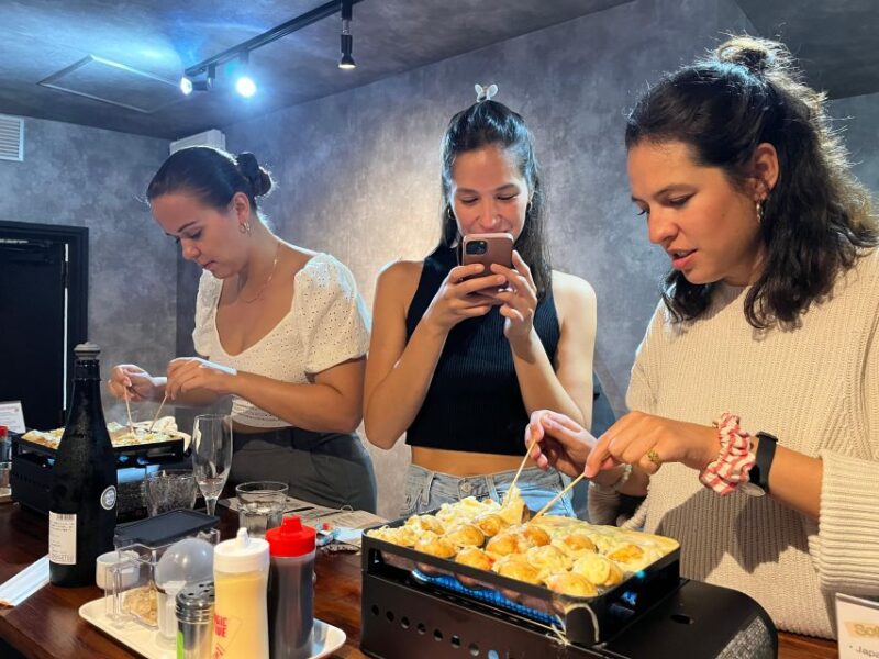 Osaka Sake Tasting With Takoyaki DIY - Meeting Point