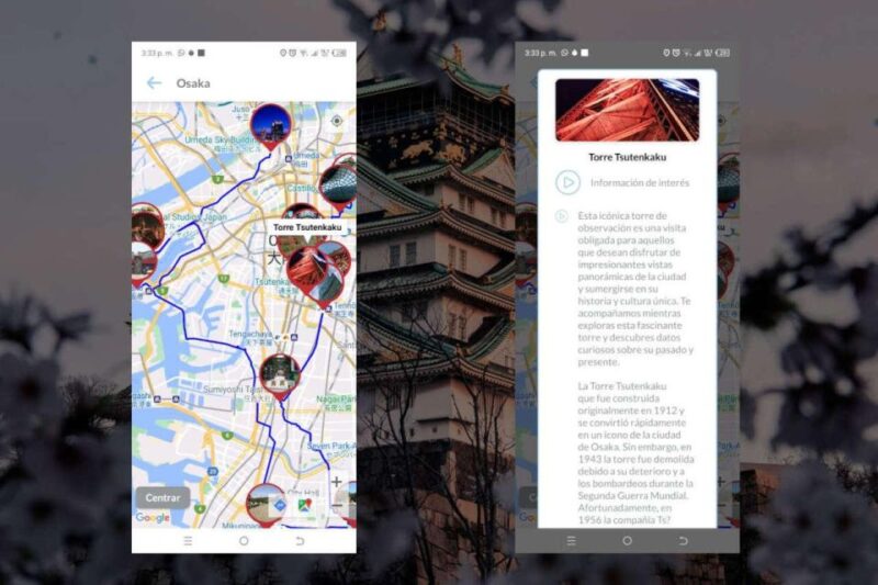Osaka Self-Guided App With Multi-Language Audio Guide - Booking and Access