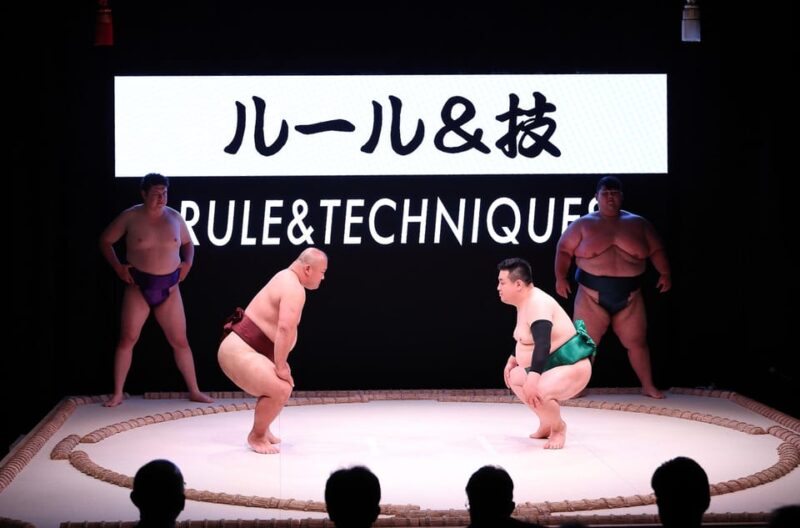 Osaka: Sumo Stage Show With Bento & Fight + Photo Shooting - Bento and Beverage