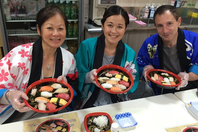 Osaka Sushi Making Class at a Conveyor-belt Sushi Restaurant - Sushi Making Experience