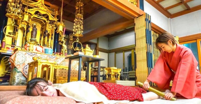 Osaka:Aroma Massage With Bamboo Stick at the Temple - Key Points