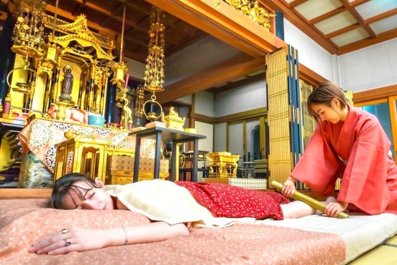 Osaka:Aroma Massage With Bamboo Stick at the Temple - Cultural Immersion