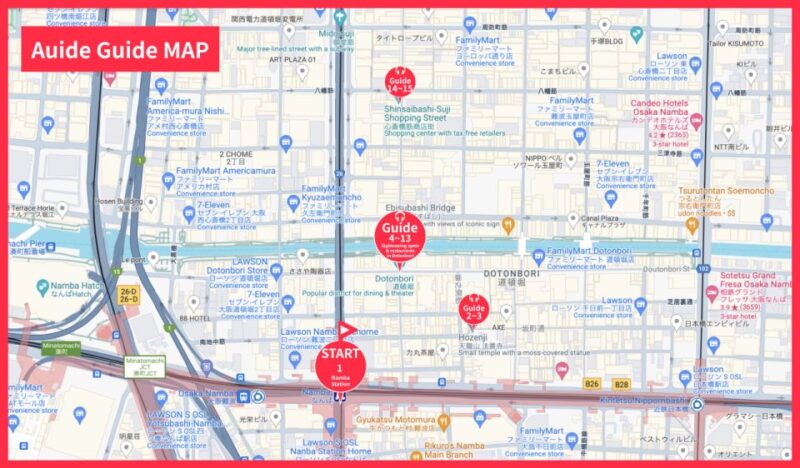 Osakas Dotonbori Audio Guide: The Vibrant District - Offline Compatibility and GPS