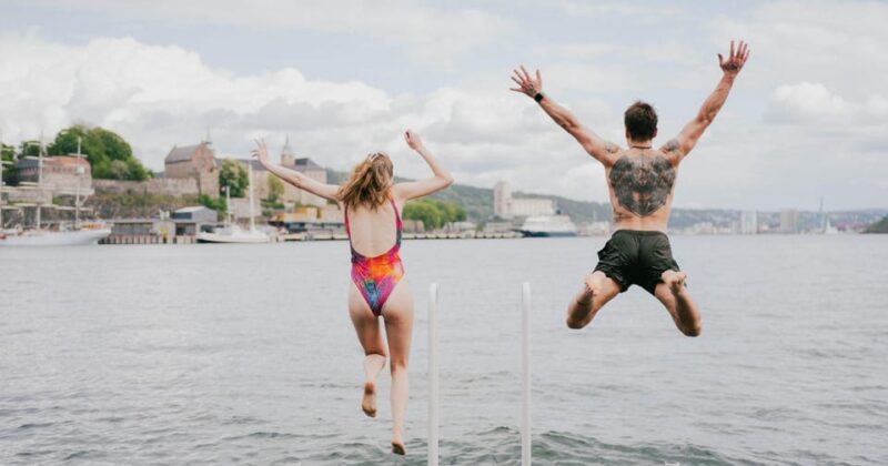 Oslo: Sauna and Fjord Swimming Experience at “Sauna Freya” - Unique Floating Sauna