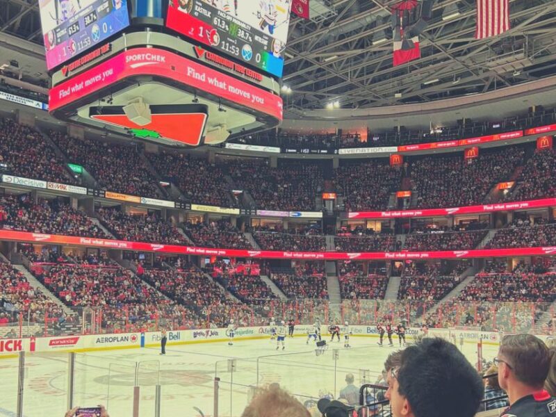 Ottawa: Ottawa Senators Ice Hockey Game Ticket - In-Game Entertainment
