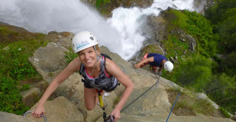 Ötztal: via Ferrata Climbing at Stuibenfall With Swimming - Stuibenfall Waterfall