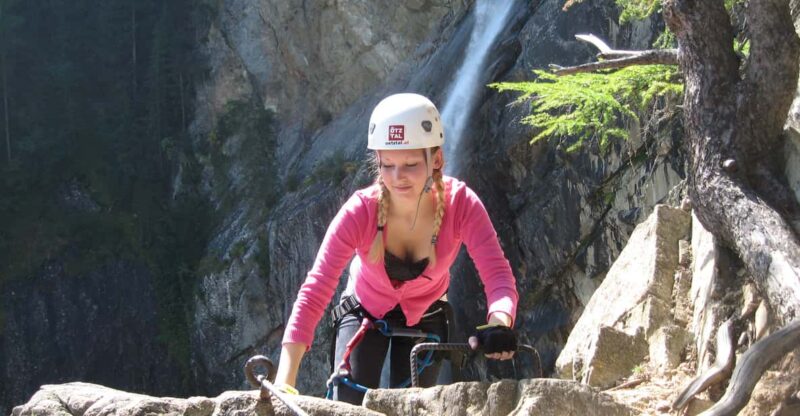 Ötztal: Via Ferrata Climbing Tour at Lehner Waterfall - Experience Highlights