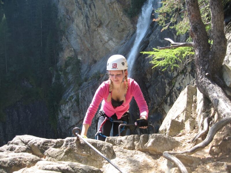 Ötztal: Via Ferrata Climbing Tour at Lehner Waterfall - Stunning Views and Nature