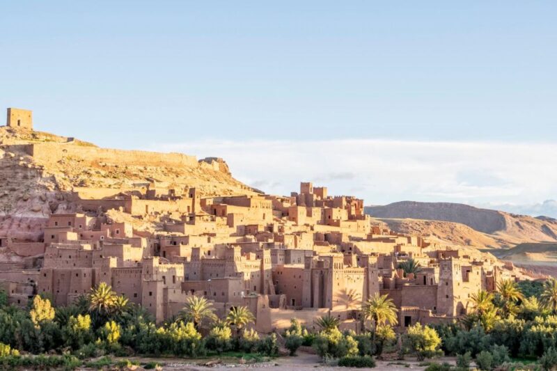 Ouazazate: Kasbah Ait Ben Haddou, Fint Oasis, Film Studios - Itinerary Details