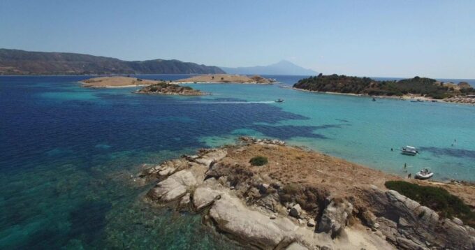 Ouranoupoli: Private Cruise to Ammouliani & Drenia Islands - Exploring Ammouliani Island