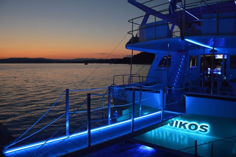 Ouranoupolis: Private Sunset Cruise on a Glassbottom Boat - Snorkeling and Glassbottom Observations