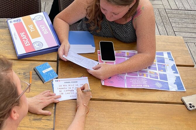 Outdoor Escape Game and Scavenger Hunt: Escape the Box - Solving Time Travel Puzzles
