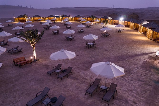 Overnight Desert Safari || BBQ Dinner || Sand Boarding || Inland Sea Visit - Transportation and Guide