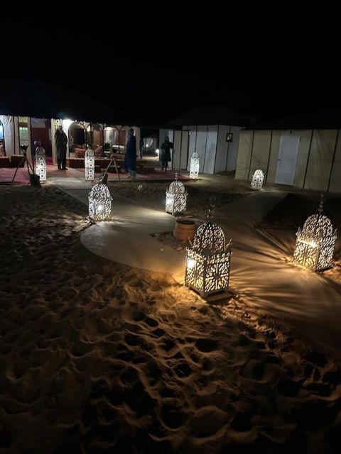 Overnight in Merzouga Desert Camp With Camel Rides and Food - Camel Ride and Breakfast