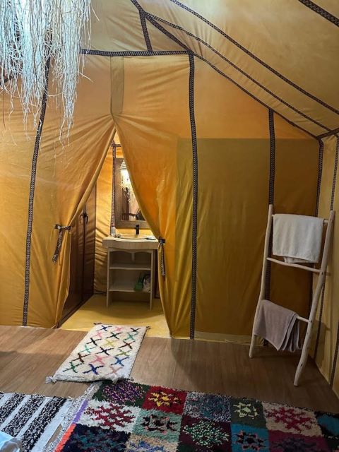 Overnight in Merzouga Desert Camp With Camel Rides and Food - Dinner and Camp Activities