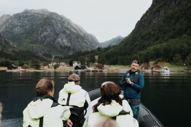 Øystese: Hardangerfjord RIB Safari to the Fyksesund Branch - Exploring Fyksesund Fjord