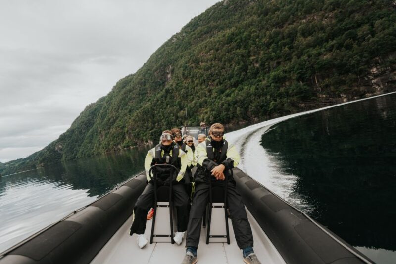 Øystese: Hardangerfjord RIB Safari to the Fyksesund Branch - Boat Ride Experience