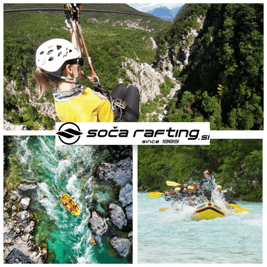 Package: Soča Rafting and Europe's Longest Zipline Adventure - Rafting on the Soča River