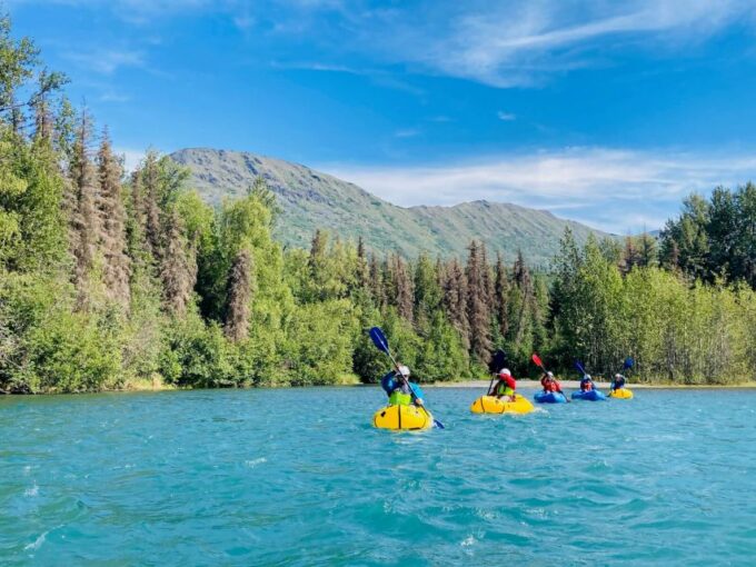 Packrafting Kenai River - Cooper Landing Departure - Spotting Wildlife and Views