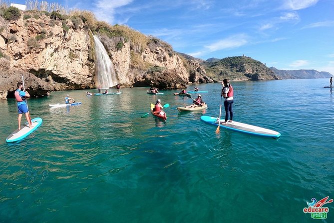 Paddle Surf Route Cliffs Nerja and Cascada De Maro + Snorkel - Activity Duration and Capacity