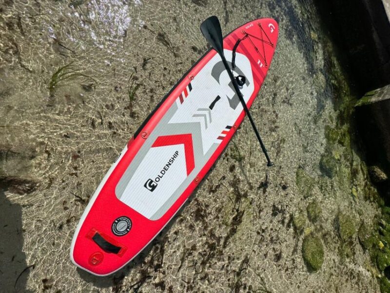 Paddle Surf Sunset With LED Light Show - Safety and Gear
