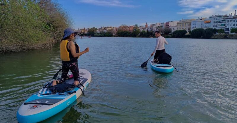 Paddle Surf Tour: Historic Seville, Triana and La Cartuja - Itinerary Details