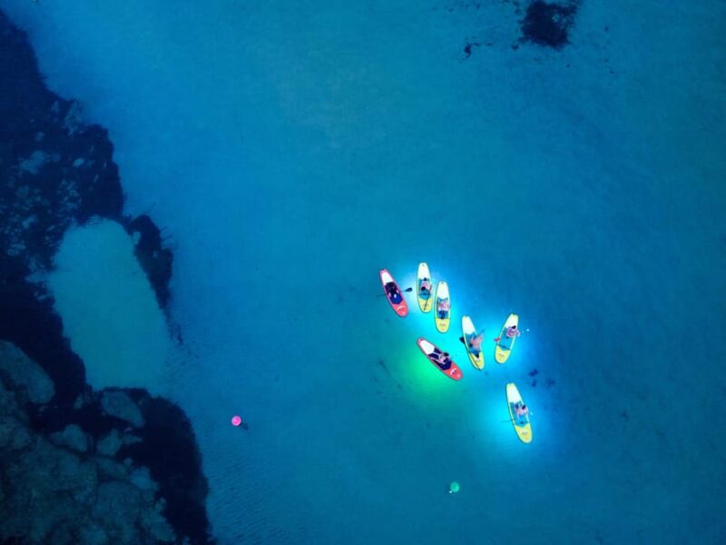 Paddle Surf With Led Lights at Sunset in Menorca - Experience Highlights